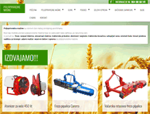 Tablet Screenshot of poljoprivrednemasine.com